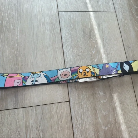 Cartoon Network adventure time belt by Buckle down.  Real seat belt buckle - Picture 3 of 5